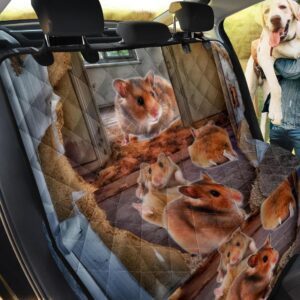 House Of Cute Djungarian Hamster Design Car Back Seat Cover Dog Car Seat Covers - 7b454dbebe0f