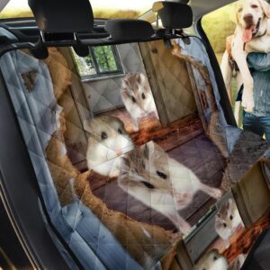House Of Lovely Roborovski Dwarf Hamster Design Car Back Seat Cover Dog Car Seat Covers - eb8d8ec0b0f8