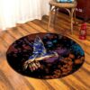 Humming Bird Round Carpet Floor Rug Living Room Bedroom Decor Round Area Rug Carpet