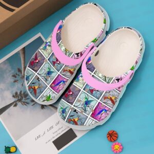 Hummingbird Lovers Sku 1458 Crocs Crocband Clog Comfortable For Mens Womens Classic Clog Water Shoes