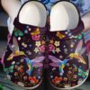 Hummingbird Personalize Clog Custom Crocs Fashionstyle Comfortable For Women Men Kid Print 3D Whitesole Spring Days