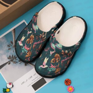 Hummingbird Personalized Clog Custom Crocs Comfortablefashion Style Comfortable For Women Men Kid Print 3D Hummingbird Pattern