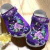 Hummingbird Personalized Clog Custom Crocs Comfortablefashion Style Comfortable For Women Men Kid Print 3D Violet Hummingbird