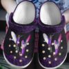 Hummingbird Purple Mandala Sku 1460 Crocs Clog Clog Shoes
