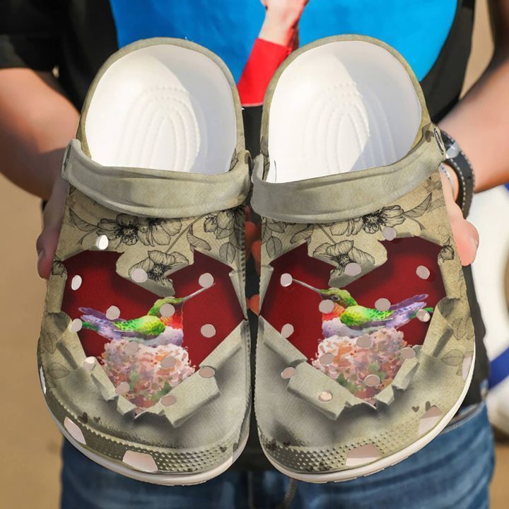 Hummingbird They Steal My Heart Sku 1454 Crocs Crocband Clog Comfortable For Mens Womens Classic Clog Water Shoes Hummingbird They Steal My Heart Sku 1454 Crocs Crocband Clog Comfortable For Mens Womens Classic Clog Water Shoes