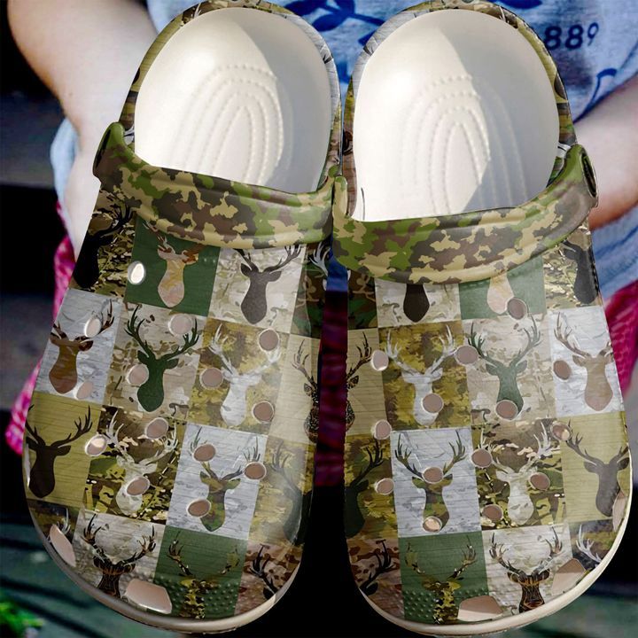 Hunting Camo Deer Sku 1463 Crocs Crocband Clog Comfortable For Mens Womens Classic Clog Water Shoes Hunting Camo Deer Sku 1463 Crocs Crocband Clog Comfortable For Mens Womens Classic Clog Water Shoes
