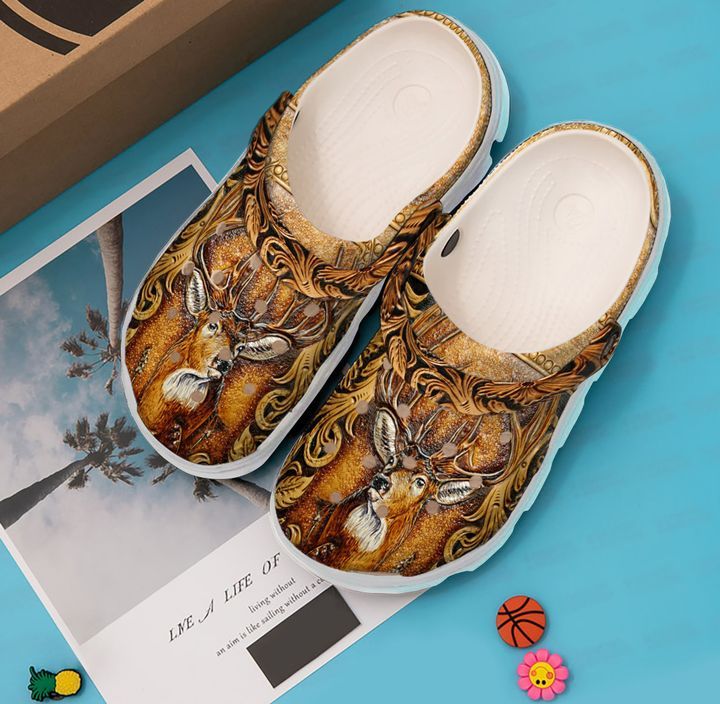 Hunting Deer Season Sku 1481 Crocs Crocband Clog Comfortable For Mens Womens Classic Clog Water Shoes Hunting Deer Season Sku 1481 Crocs Crocband Clog Comfortable For Mens Womens Classic Clog Water Shoes