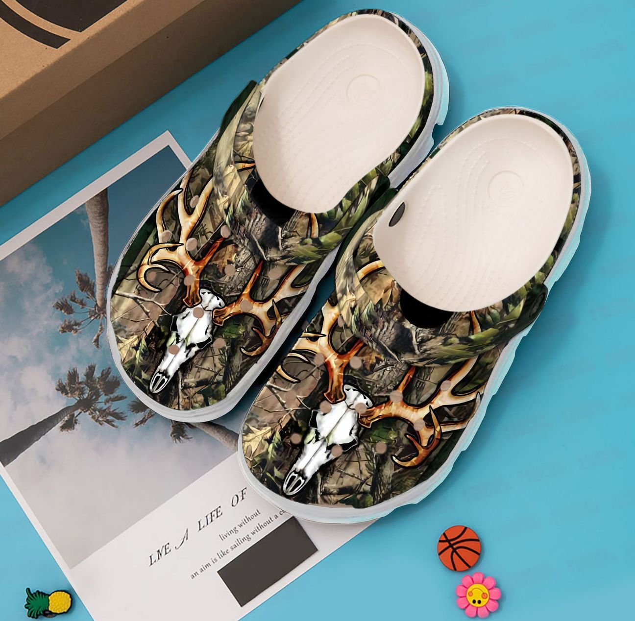 Hunting Personalized Clog Custom Crocs Comfortablefashion Style Comfortable For Women Men Kid Print 3D Hunting Deer Hunting Personalized Clog Custom Crocs Comfortablefashion Style Comfortable For Women Men Kid Print 3D Hunting Deer