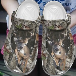 Hunting Personalized Clog Custom Crocs Comfortablefashion Style Comfortable For Women Men Kid Print 3D P2
