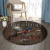 Hunting Pheasant Round Carpet Floor Rug Living Room Bedroom Decor Round Area Rug Carpet