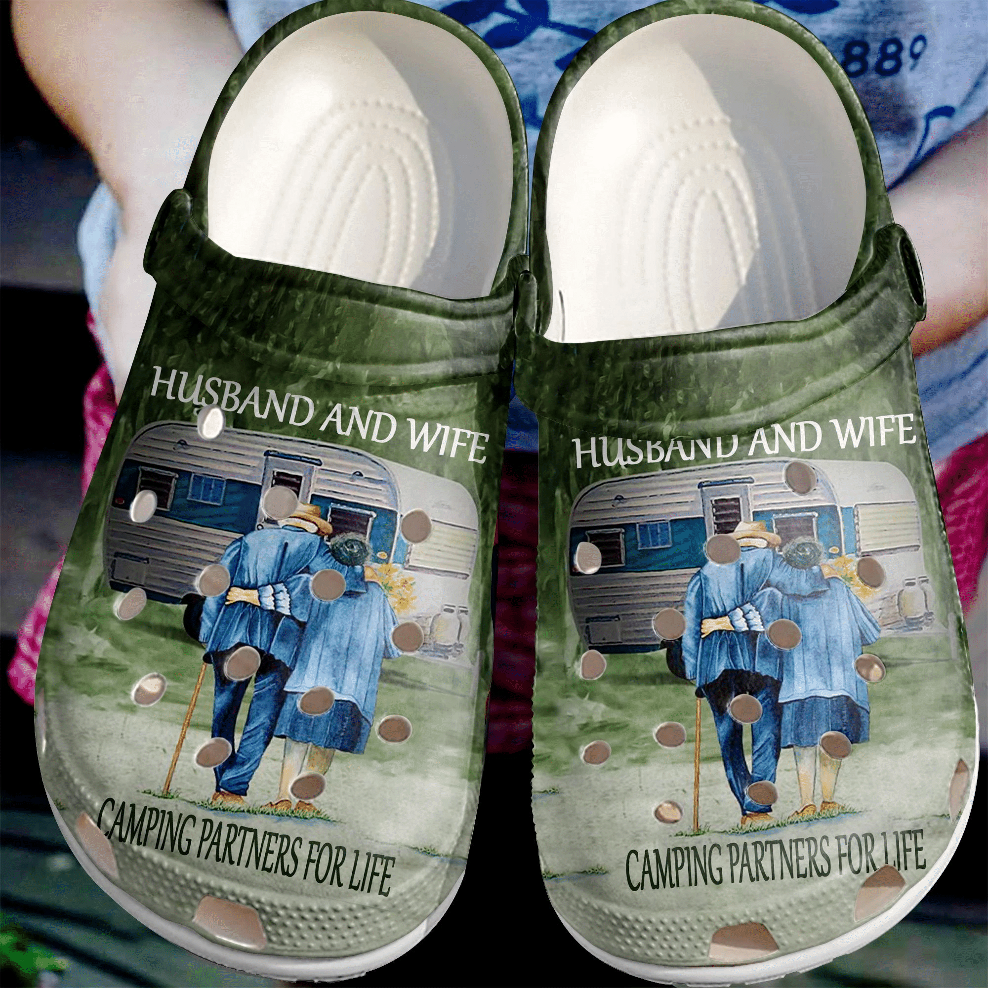 Husband And Wife Shoes Clog – Camping Partners For Life Crocs Clog Crocbland Clog Birthday Gift For Couple Husband And Wife Shoes Clog – Camping Partners For Life Crocs Clog Crocbland Clog Birthday Gift For Couple