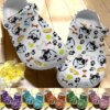 Husky Personalize Clog Custom Crocs Fashionstyle Comfortable For Women Men Kid Print 3D Whitesole Happy Husky