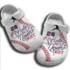 Hustle Hit Never Quit Shoes Crocs Clog For Batter Girl-Baseball Shoes Crocbland Clog For Men Women
