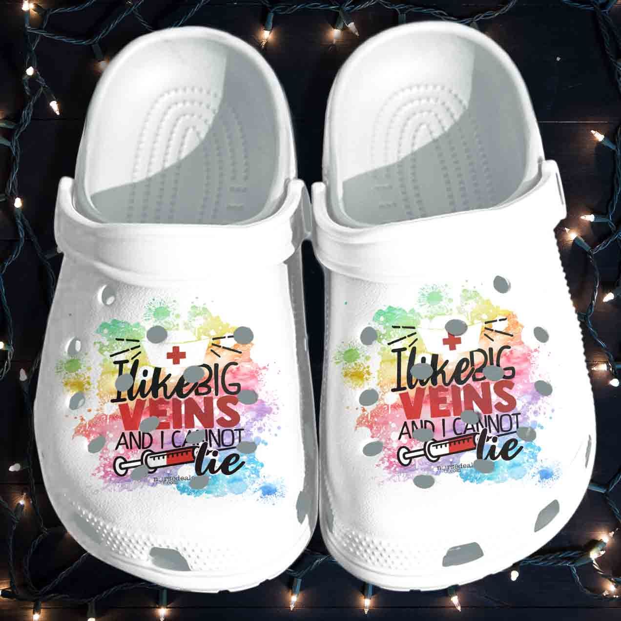 I Like Big Veins And I Can Not Lie Crocs Clog Shoes – Colorful Clog Gift For Nurse Man Woman I Like Big Veins And I Can Not Lie Crocs Clog Shoes – Colorful Clog Gift For Nurse Man Woman