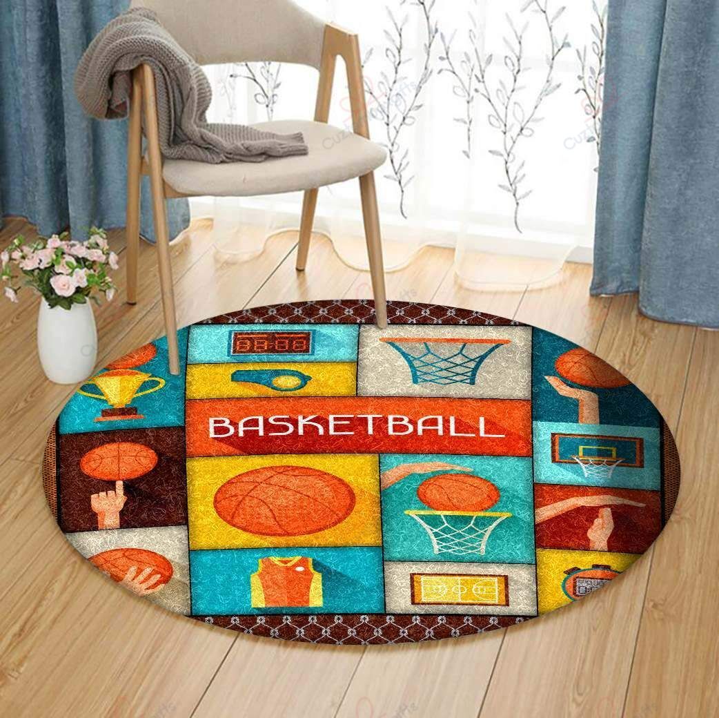 I Love Basketball Round Carpet Floor Rug Living Room Bedroom Decor Round Area Rug Carpet I Love Basketball Round Carpet Floor Rug Living Room Bedroom Decor Round Area Rug Carpet