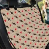 I Love Boston Terrier Heart Car Back Seat Cover Dog Car Seat Covers - 39673da7fe76