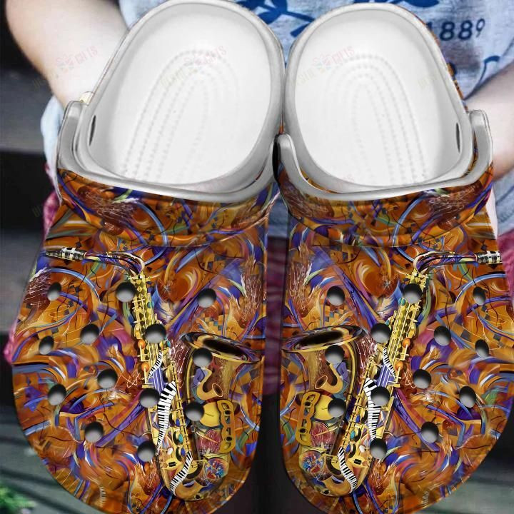 I Love Saxophone Crocs Clog Classic Clogs Shoes I Love Saxophone Crocs Clog Classic Clogs Shoes
