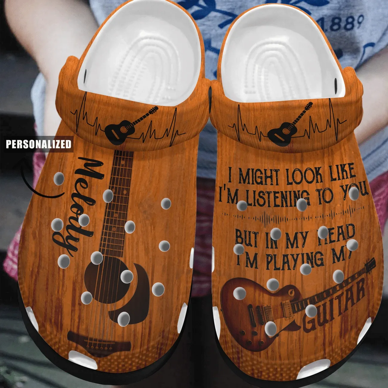 I’M Playing My Guitar Personalized Clog Custom Crocs Comfortablefashion Style Comfortable For Women Men Kid Print 3D I’M Playing My Guitar Personalized Clog Custom Crocs Comfortablefashion Style Comfortable For Women Men Kid Print 3D