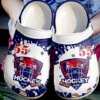 Ice Hockey Lover Club Blue Personalize Clog Custom Crocs Clog Number On Sandal Fashion Style Comfortable For Women Men Kid