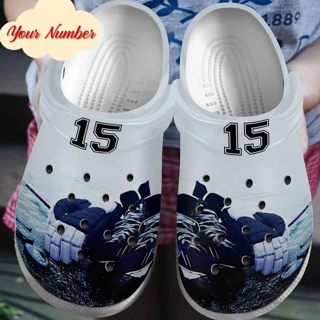 Ice Hockey Personalized Clog Custom Crocs Comfortablefashion Style Comfortable For Women Men Kid Print 3D Amazing Sport Ice Hockey Personalized Clog Custom Crocs Comfortablefashion Style Comfortable For Women Men Kid Print 3D Amazing Sport