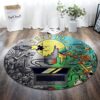 Idea Subject Round Carpet Floor Rug Living Room Bedroom Decor Round Area Rug Carpet