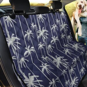 Illustration Palm Tree Pattern Design Car Back Seat Cover Dog Car Seat Covers - f757db899e80