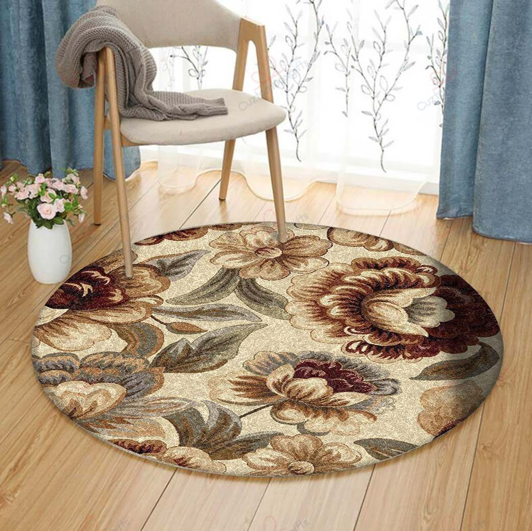 Impressions Round Carpet Floor Rug Living Room Bedroom Decor Round Area Rug Carpet Impressions Round Carpet Floor Rug Living Room Bedroom Decor Round Area Rug Carpet