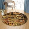 Indian Round Carpet Floor Rug Living Room Bedroom Decor Round Area Rug Carpet