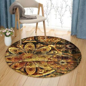 Indian Round Carpet Floor Rug Living Room Bedroom Decor Round Area Rug Carpet