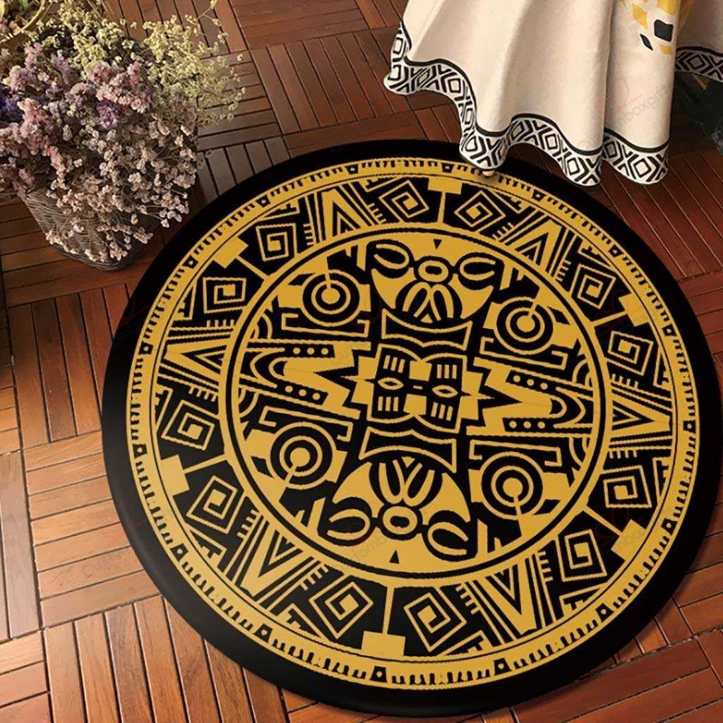 Indian Mandala Geometric Round Carpet Floor Rug Living Room Bedroom Decor Round Area Rug Carpet Indian Mandala Geometric Round Carpet Floor Rug Living Room Bedroom Decor Round Area Rug Carpet
