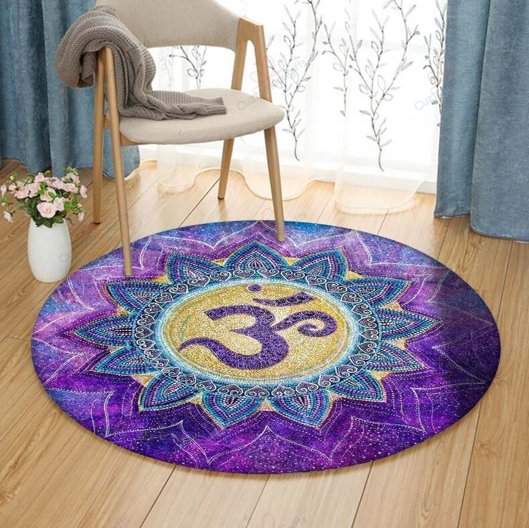 Indian Mandala Round Carpet Floor Rug Living Room Bedroom Decor Round Area Rug Carpet Indian Mandala Round Carpet Floor Rug Living Room Bedroom Decor Round Area Rug Carpet