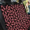 Indian Red Color And Black Bacon Car Back Seat Cover Dog Car Seat Covers - 9215e521fd41