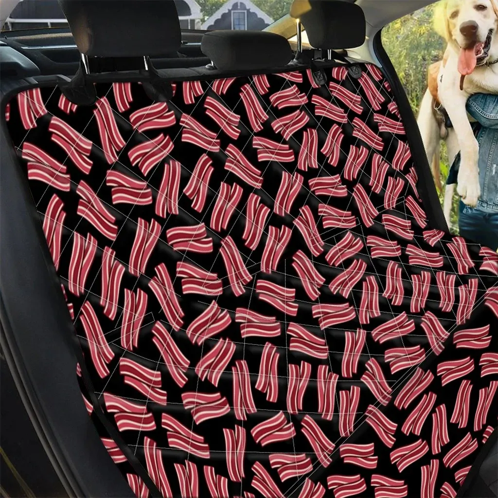 Indian Red Color And Black Bacon Car Back Seat Cover Dog Car Seat Covers - 9215e521fd41 Indian Red Color And Black Bacon Car Back Seat Cover Dog Car Seat Covers - 9215e521fd41