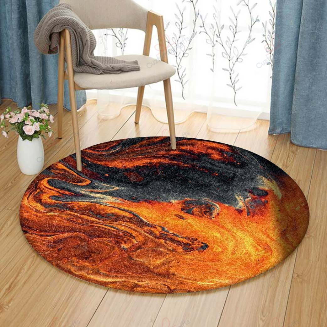 Inspired Orange Round Carpet Floor Rug Living Room Bedroom Decor Round Area Rug Carpet Inspired Orange Round Carpet Floor Rug Living Room Bedroom Decor Round Area Rug Carpet