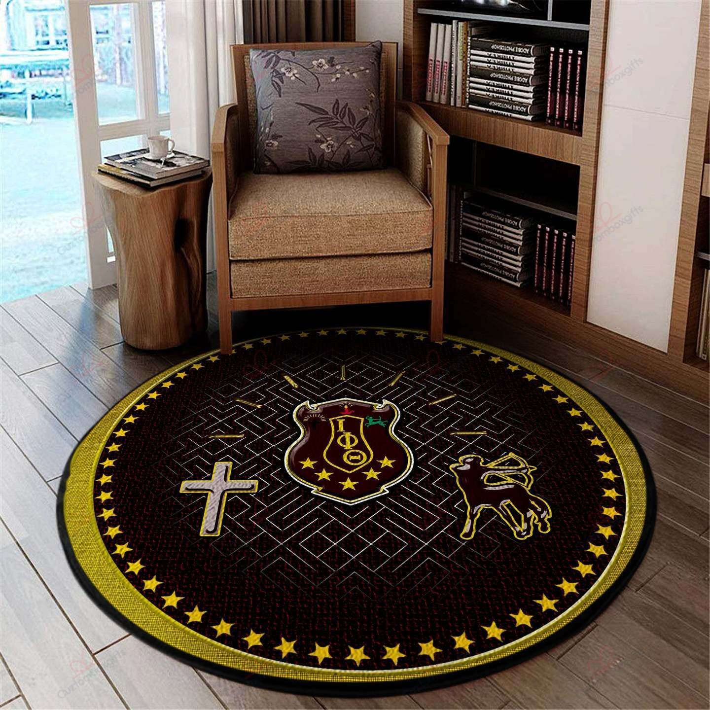 Iota Phi Theta Round Carpet Floor Rug Living Room Bedroom Decor Round Area Rug Carpet Iota Phi Theta Round Carpet Floor Rug Living Room Bedroom Decor Round Area Rug Carpet