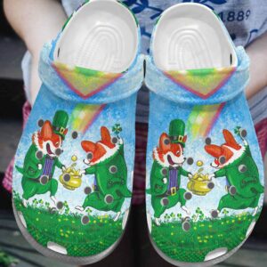 Irish Crocs Clog Classic Clog Happy Irish Day 5 Shoes