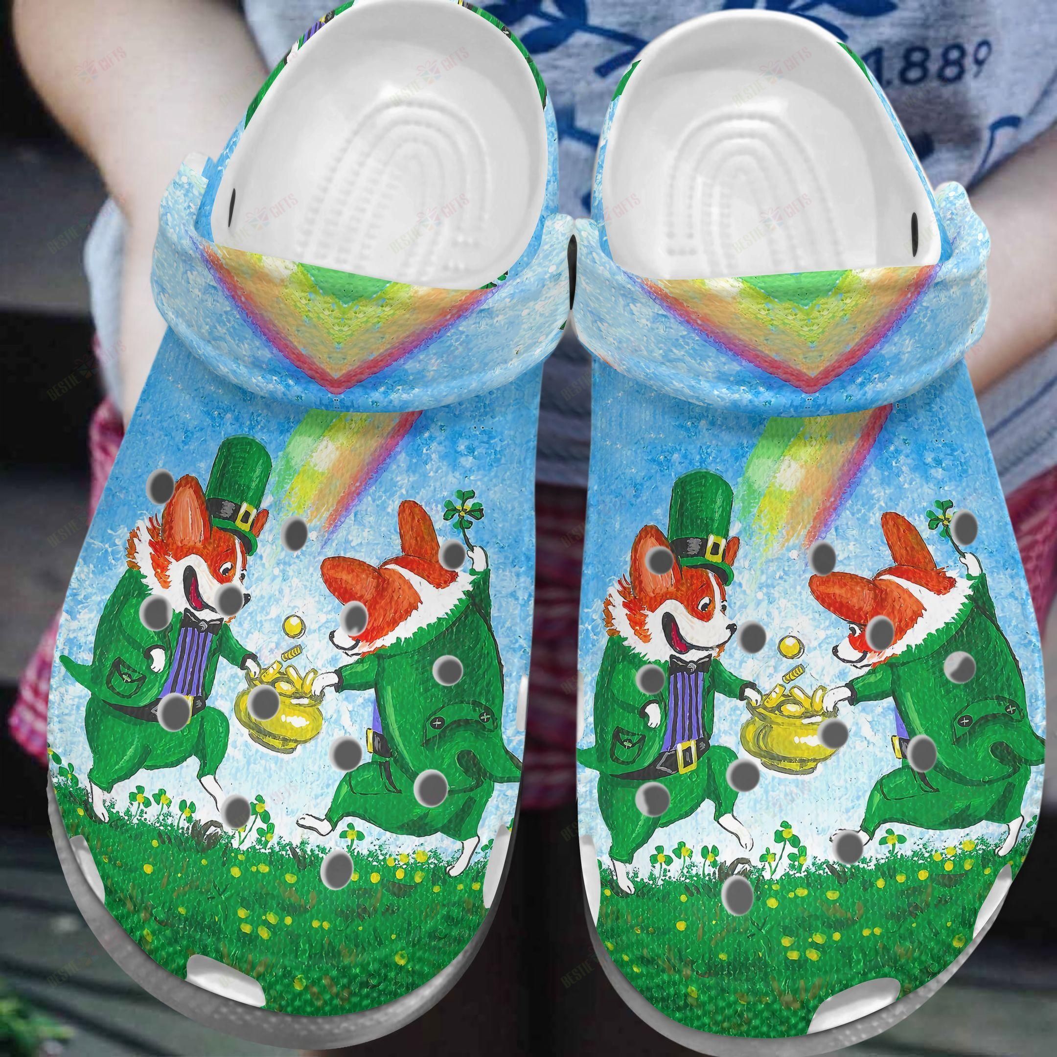 Irish Crocs Clog Classic Clog Happy Irish Day 5 Shoes Irish Crocs Clog Classic Clog Happy Irish Day 5 Shoes