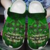 Irish Personalize Clog Custom Crocs Fashionstyle Comfortable For Women Men Kid Print 3D In My Veins