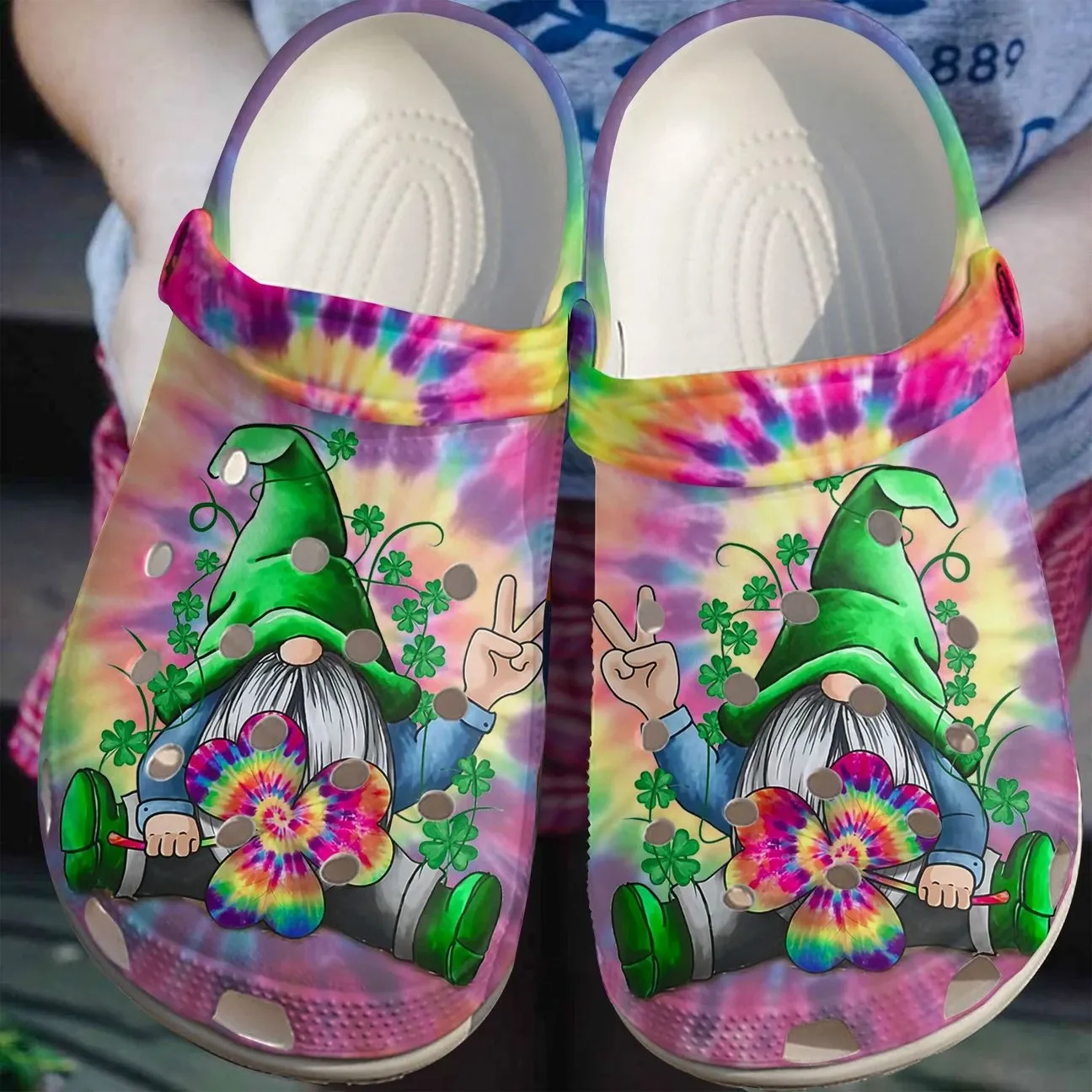 Irish Personalize Clog Custom Crocs Fashionstyle Comfortable For Women Men Kid Print 3D Lucky Day Irish Personalize Clog Custom Crocs Fashionstyle Comfortable For Women Men Kid Print 3D Lucky Day