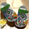 Irish Personalize Clog Custom Crocs Fashionstyle Comfortable For Women Men Kid Print 3D Whitesole Irish Flag