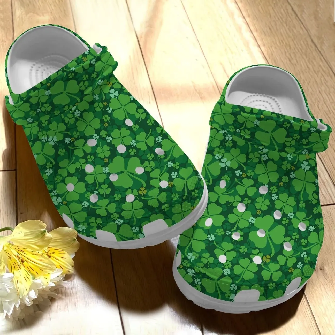 Irish Personalize Clog Custom Crocs Fashionstyle Comfortable For Women Men Kid Print 3D Whitesole Lucky Irish Personalize Clog Custom Crocs Fashionstyle Comfortable For Women Men Kid Print 3D Whitesole Lucky
