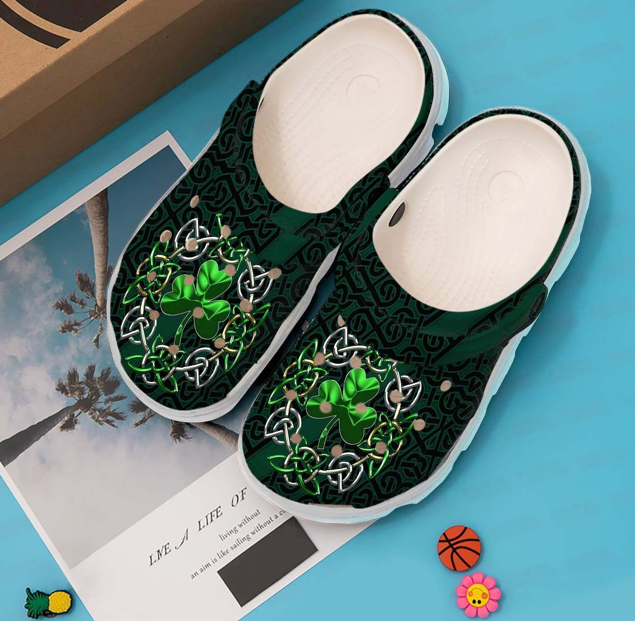 Irish Personalized Clog Custom Crocs Comfortablefashion Style Comfortable For Women Men Kid Print 3D Clover Irish Personalized Clog Custom Crocs Comfortablefashion Style Comfortable For Women Men Kid Print 3D Clover