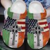 Irish Personalized Clog Custom Crocs Comfortablefashion Style Comfortable For Women Men Kid Print 3D Irish Flag