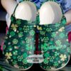 Irish Personalized Patrick’S Day Sku 1513 Crocs Crocband Clog Comfortable For Mens Womens Classic Clog Water Shoes