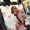 Irish Red And White Setter On Heart Design Car Back Seat Cover Dog Car Seat Covers - b62cc9e3fb9f