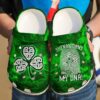 Irish Shamrock Sku 1511 Crocs Clog Clog Shoes