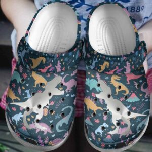 Iron Dinosaur 2 Personalized Clog Custom Crocs Comfortablefashion Style Comfortable For Women Men Kid Print 3D