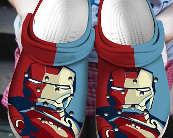 Iron Man Crocs Crocband Clog Clog Comfortable Classic Clog Water Shoes Comfortable Iron Man Crocs Crocband Clog Clog Comfortable Classic Clog Water Shoes Comfortable