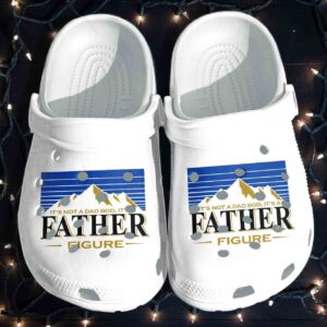 It Is Not A Da Bod Funny Busch Beer Crocs Clog Shoes – Its A Father Figure Mountain Clog Birthday Gift For Man Father Grandpa Brother Friend