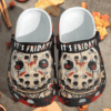 Its Friday Funny Jason Horror Halloween Crocs Clog Shoes – Creepy Jason Chibi Cute Shoes Crocbland Clog Gifts Christmas